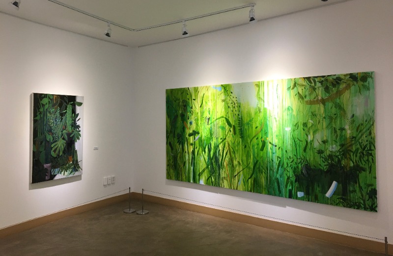 <색(色) 다른 섬 풍경> 전시전경 · Exhibition view