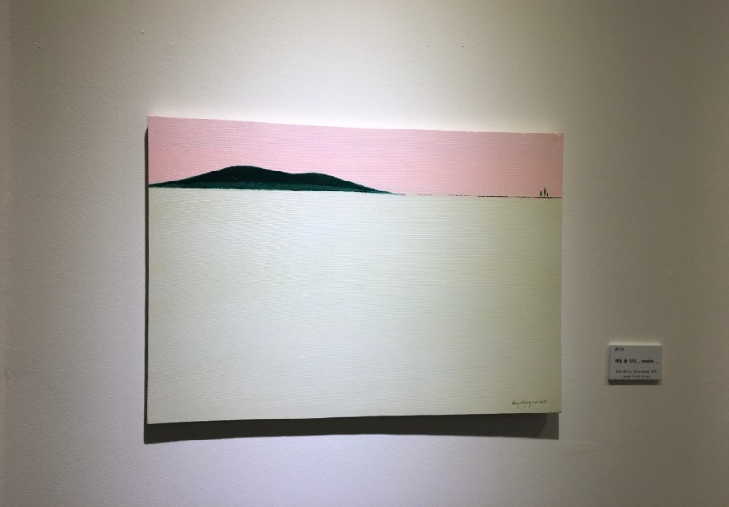 <색(色) 다른 섬 풍경> 전시전경 · Exhibition view