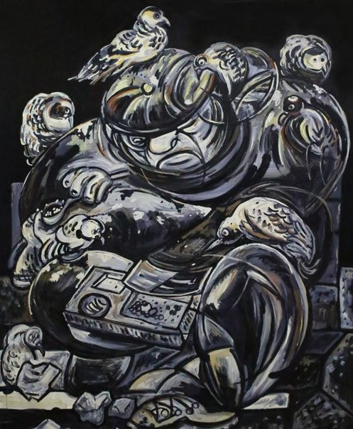 로또 · 캔버스에 유채 · 145×112cm · 2019