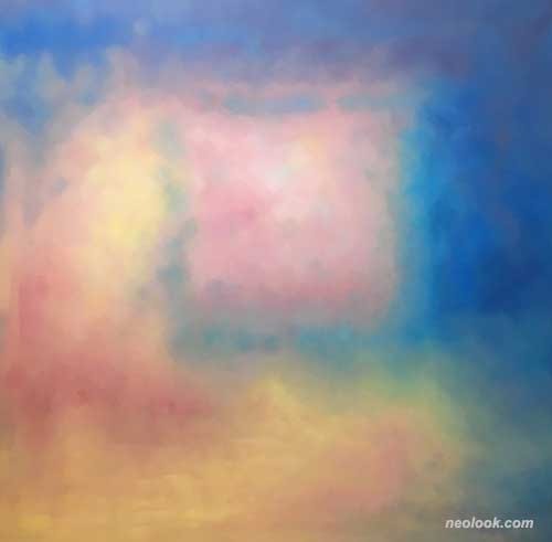 Beyond the border · 캔버스에 유채 · 130×130cm · 2017 · Beyond the border · Oil on canvas