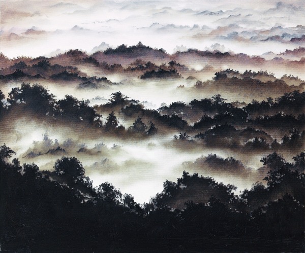 아시아전도 · 캔버스에 유채 · 60.6x72.7 cm · 2019 · Asia Map · Oil on canvas