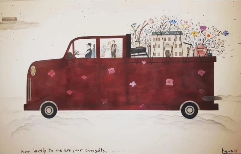 Noh Chung-Kyun_Happy day · 145.5x112.1cm · Noh Chung-Kyun_Happy day