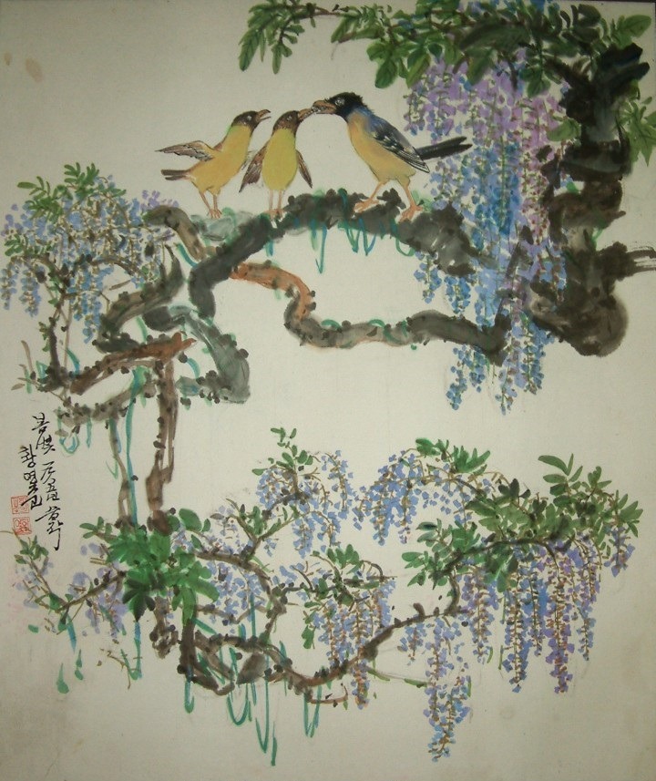 봄볓 · 57.5x68cm · 1985 · Spring Sunlight