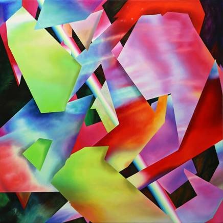 Slide305 · Oil on canvas · 60x60cm · 2019 · Slide305 · Oil on canvas