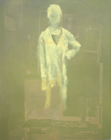 방문자 · 캔버스에 유채 · 162.2×130.3cm · 2010 · Visitor · Oil on canvas
