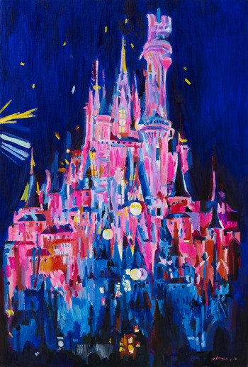 디즈니월드 · 캔버스에 유채 · 58x84cm · 2019 · Disney World · Oil on Canvas