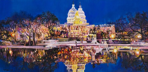 워싱턴디씨2 · 캔버스에 유채 · 114x56cm · 2018 · Washington, DC2 · Oil on Canvas
