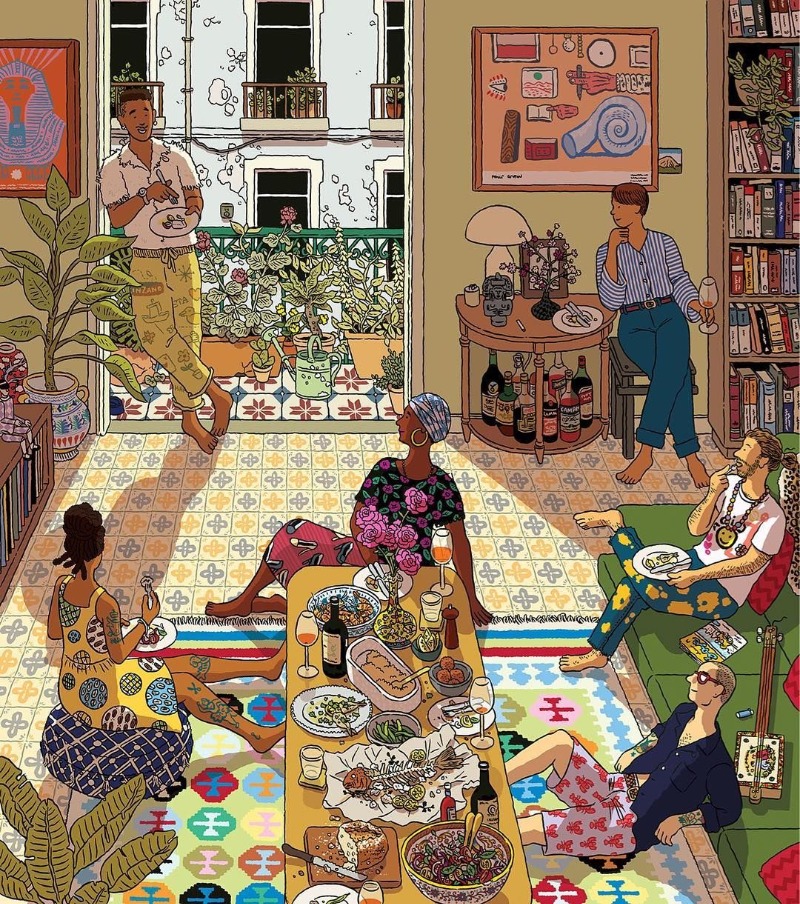 The Raconteur · 디지털 프린트 · 87x100cm · 2019 · The Raconteur · Digital print