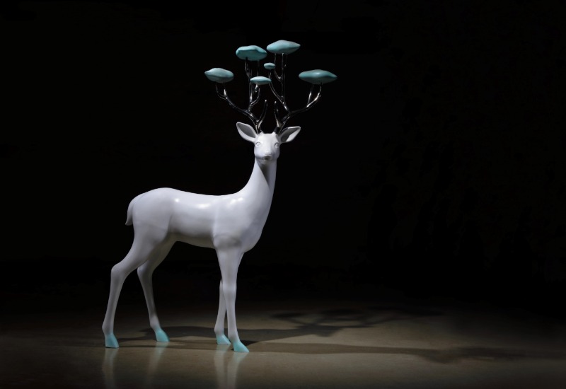 어호선, A deer of hope · 브론즈 · 2018 · Ou Ho-sun, A deer of hope · Bronze