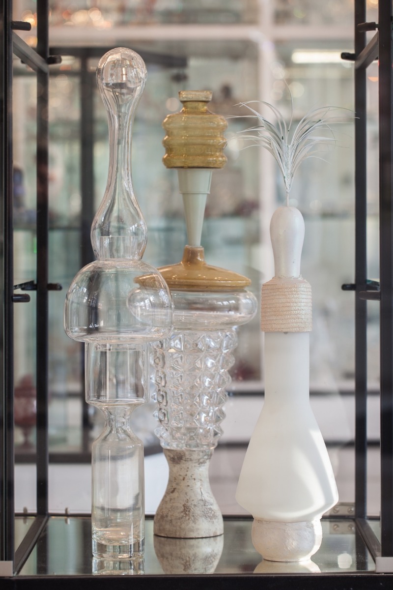루카스 타인_글라스 컬렉션 · 다양한 글라스와 오브제 · variable size · 2016 · glass collection · glass and objet