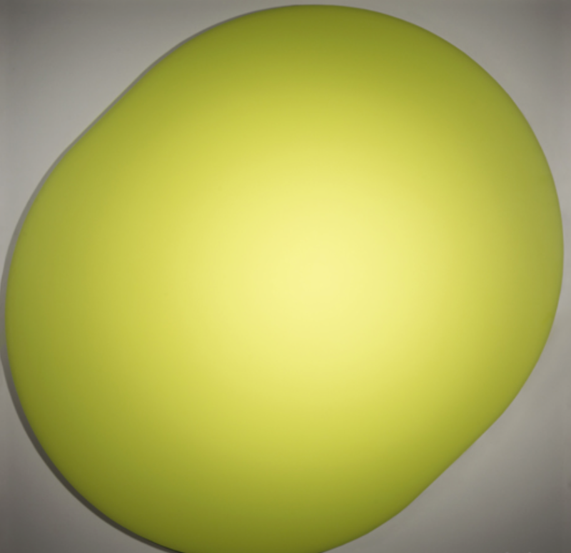 underpainting 0037 · 무반사 유리에 채색 · 100x100cm · 2015 · underpainting 0037