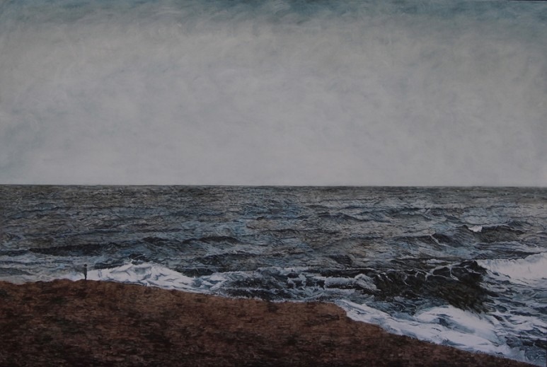 해묘海墓)4 · 캔버스에 유채 · 130x193cm · 2019[출처] 이부안 - 부재의 풍경_자인재노 · Oil on canvas