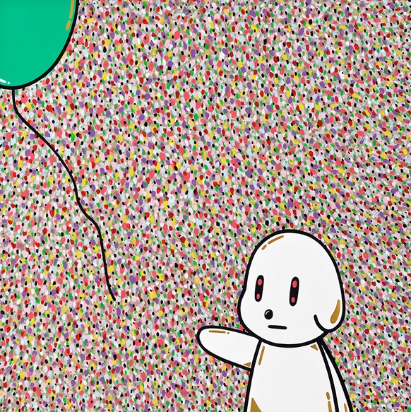 <Let it go> · Mixed media on canvas · 2020_출처 파라이스ZIP · <Let it go> · Mixed media on canvas