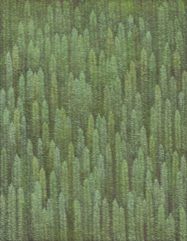 Green Grass · Oil on Canvas · 116.5x91.0cm · 2015 [출처] 갤러리 룩스 - 홈페이지 · Green Grass · Oil on Canvas