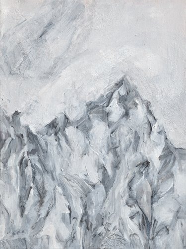 비장소 · charcoal, oil on canvas · 53x40.9cm · 2020 · charcoal, oil on canvas