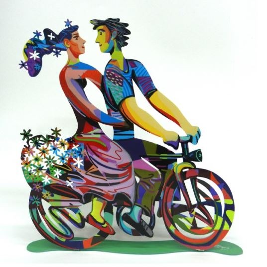 Spring Ride · printed cutout steel · 35cm. · Spring Ride · printed cutout steel