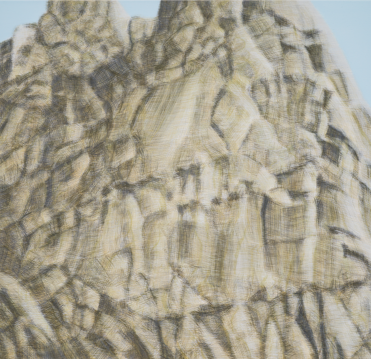 Mountain Bukhan No.26 · Oil on linen · 100x105cm · 2013 · Mountain Bukhan No.26 · Oil on linen