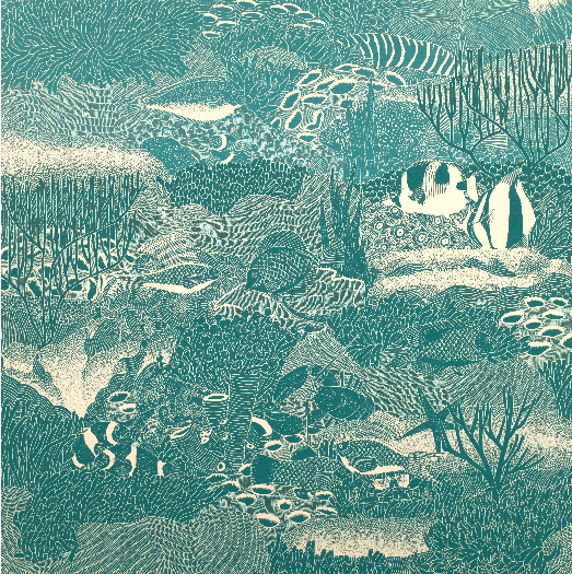 함께한 오늘 · 장지위에 채색 · 70x70cm · 2020, [출처] 갤러리가비