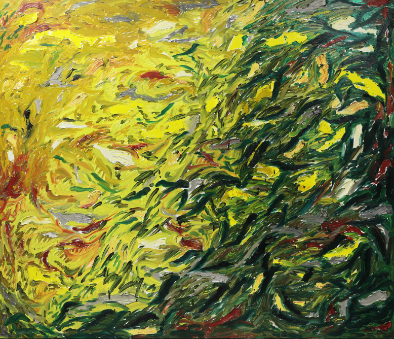 The Painter's Field · Oil on canvas · 180x210cm · 2018 [출처]신세계갤러리 본점 홈페이지 · The Painter's Field · Oil on canvas