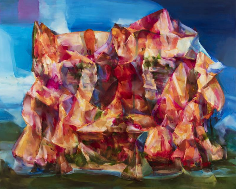 Landscape - structure#1(corsica) · Acrylic, oil on canvas · 182x227cm · 2019 [출처] 이화익갤러리 홈페이지 · Landscape - structure#1(corsica) · Acrylic, oil on canvas