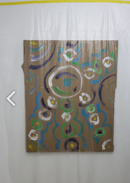 Untitled · mixed media · 240x204cm · 2020 [출처] 2nd avenue gallery 홈페이지 · Untitled · mixed media