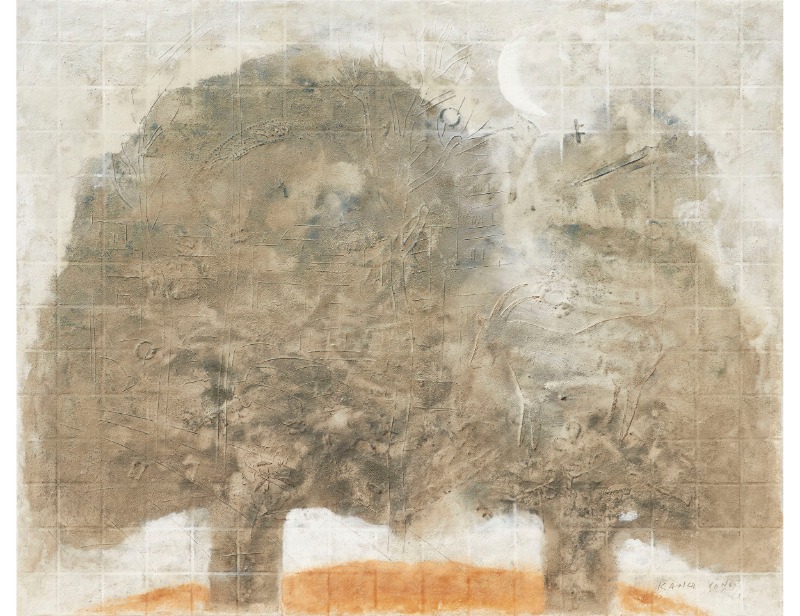 현실+상 95-101 · 혼합재료 · 142 x 147 · 1995 · Reality+Image 95-101 · Mixed media