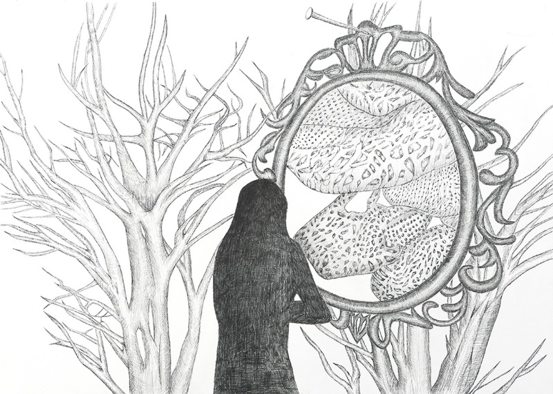 In the mirror · In the mirror