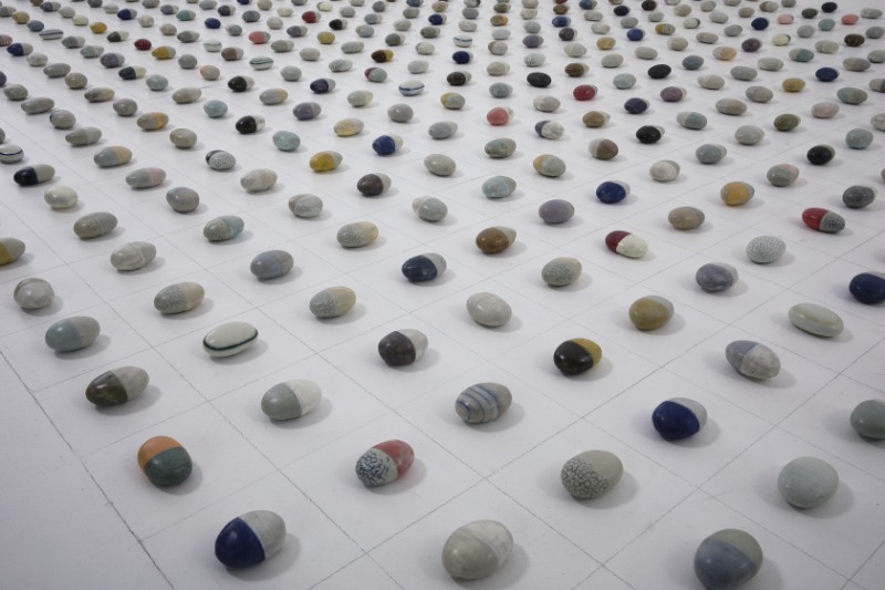 곽경화, Untitled · Glazed ceramic, 2020 · Variable dimensions · 2020