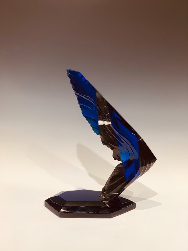 물의요정 · 대리석, 유리 · 34x9x41cm · 2020