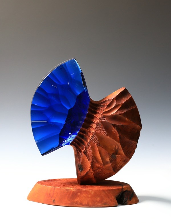 작은종 · 우드, 유리 · 36x14x46cm · 2020