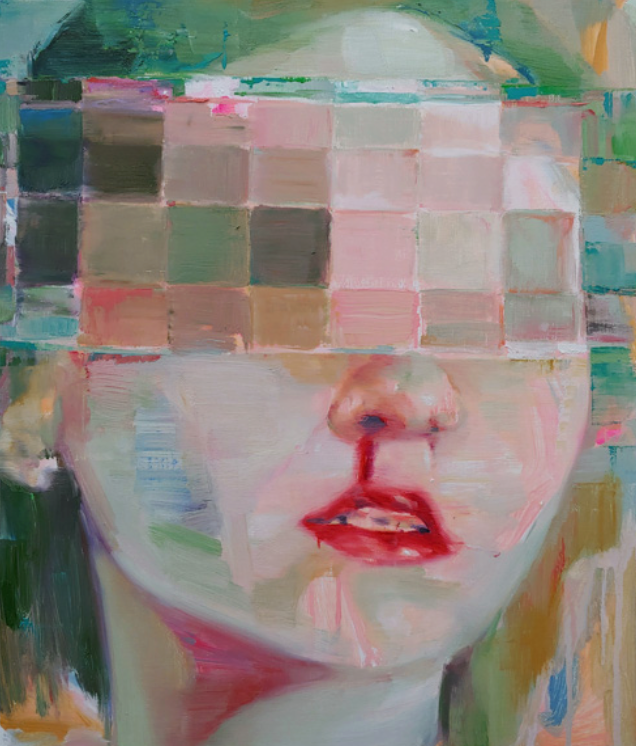 이샛별 - 픽셀 휴먼 Pixel Human · Oil on Canvas · 53x45.5cm · 2020