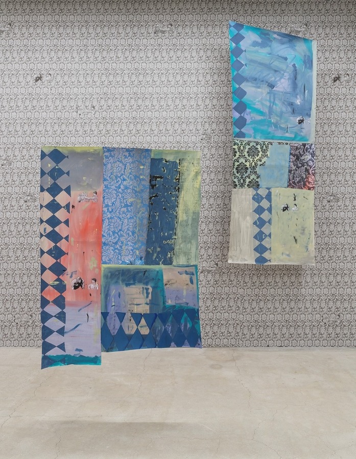 The Snark I · Acrylic and ink on canvas · 228 x 82cm · 2020 · The Snark I · Acrylic and ink on canvas