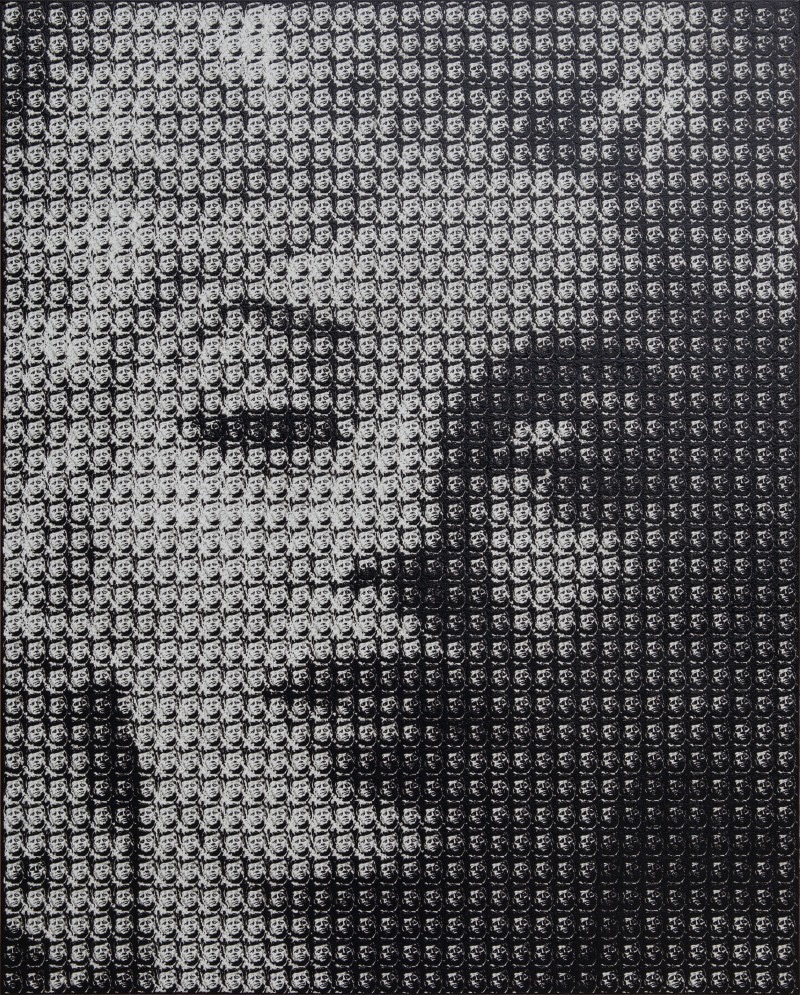 김동유-Marilyn Monroe (John F. Kennedy) · Oil on canvas · 113 x 91cm · 2018