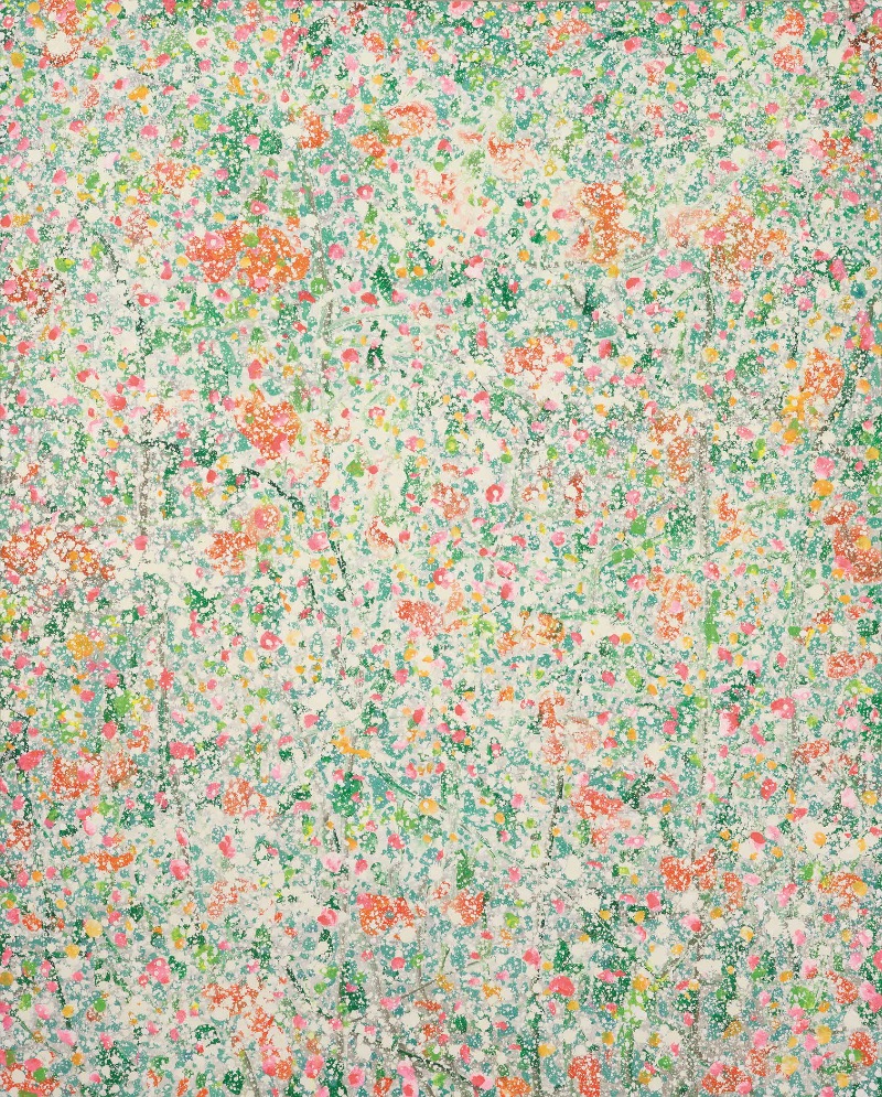 Flowers · mixed media on canvas · 162x130cm · 2020