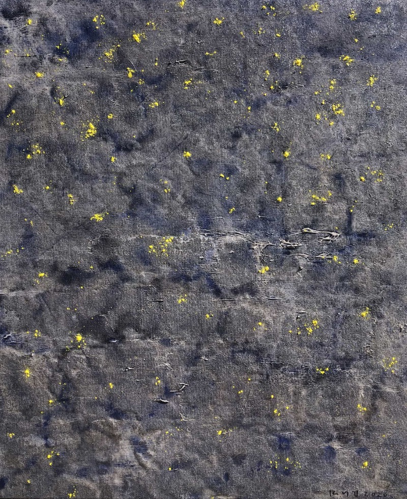 비인 집 · mixed media on canvas · 72,7x60,6cm · 2020