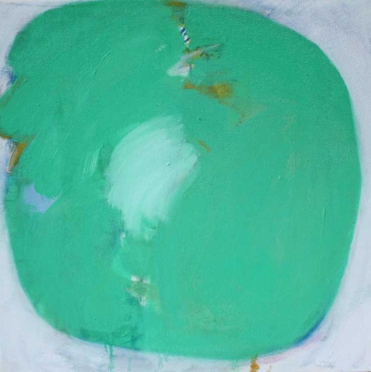 판게아가 맞춰질 때 · 캔버스에 유채 · 38x40 · 2020 · When Pangea's aligned, · Oil on canvas