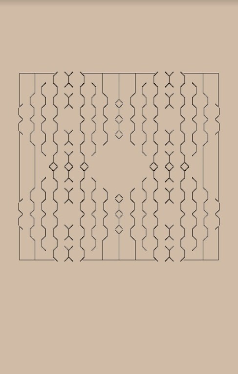 홍승혜  〈Digital Carpet〉 · Adhesive vinyl sheet on floor · 가변크기 · 2021 · Adhesive vinyl sheet on floor