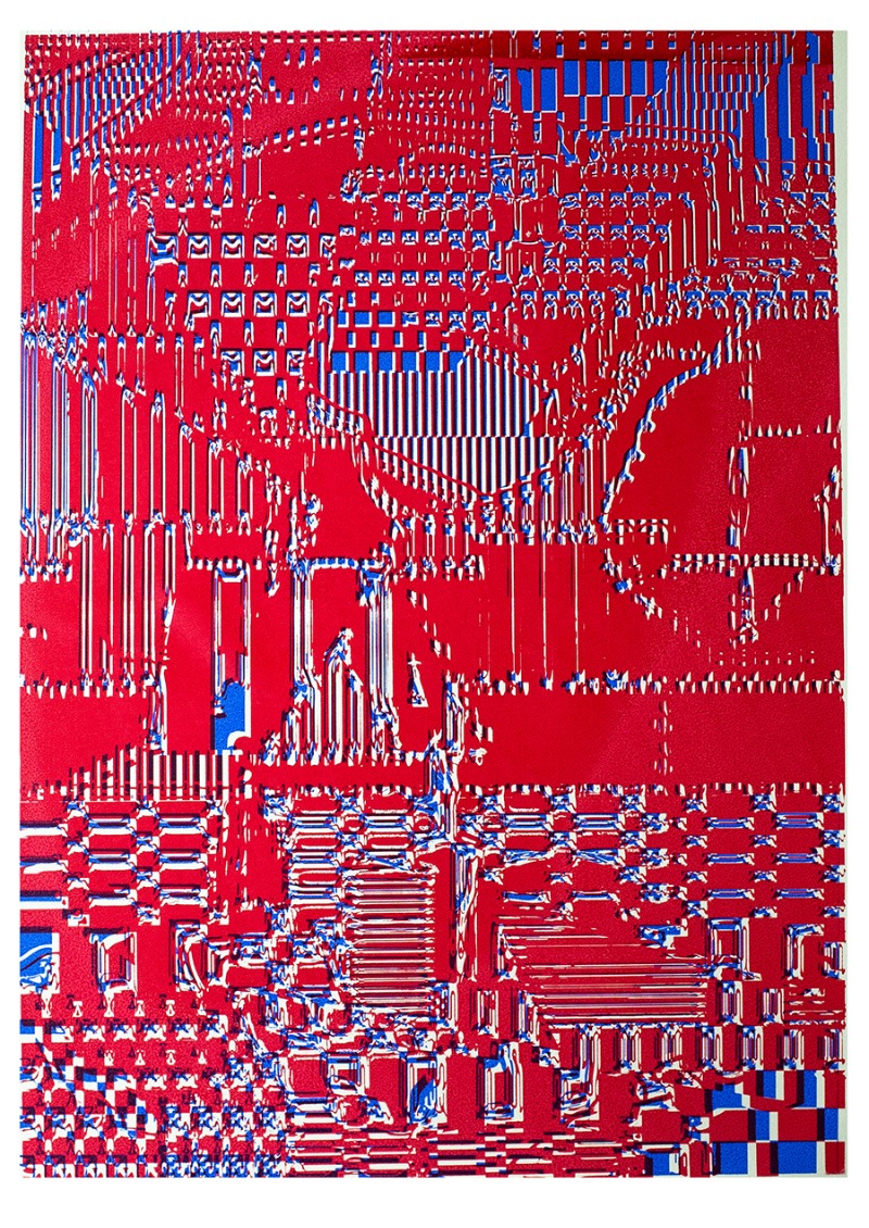 Balance Print Composition 002 · Silkscreen Print · A3 · 2020 · Balance Print Composition 002 · Silkscreen Print