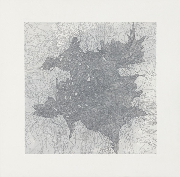 AMBIGUITY-Collection-09-1 · mixed media on korean Paper · 90×90cm · 2009 (출처= 한원미술관) · AMBIGUITY-Collection-09-1 · mixed media on korean Paper