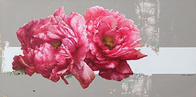 모란 · 캔버스에 아크릴 · 100 x 200 cm · 2019 · Peony · acrylic on canvas