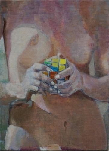 무제 · oil & acrylic on canvas · 73x53.3cm · 2021 (출처= KP갤러리)