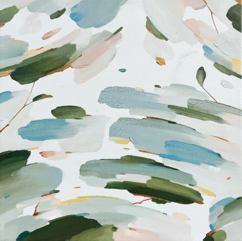 유지희 사색의 풍경 series3 · oil on canvas · 35x35cm · 2017 ( 이미지 제공 = KT&G 상상마당)