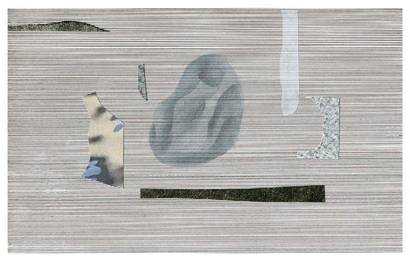 Encounter vol.3 · pen, pencil collage on paper · 13x21cm · 2018 (출처= 페이지룸8)