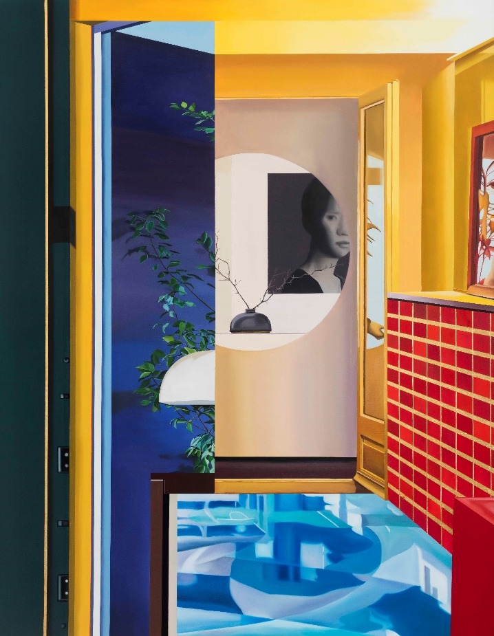 doubt as a layer · Oil on canvas · 116.8×80.3cm · 2020 (출처= 갤러리이즈) · doubt as a layer · Oil on canvas