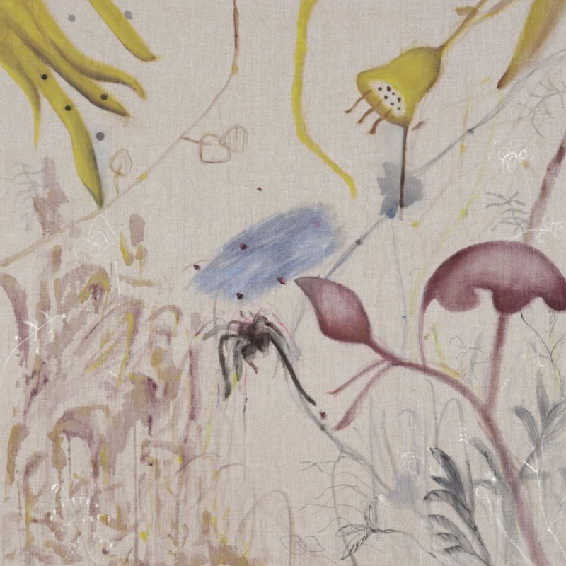uneasy symbiosis #20-10 · Acrylic on canvas · 91x91cm · 2020 (이미지 제공 =  갤러리 너트) · uneasy symbiosis #20-10 · Acrylic on canvas
