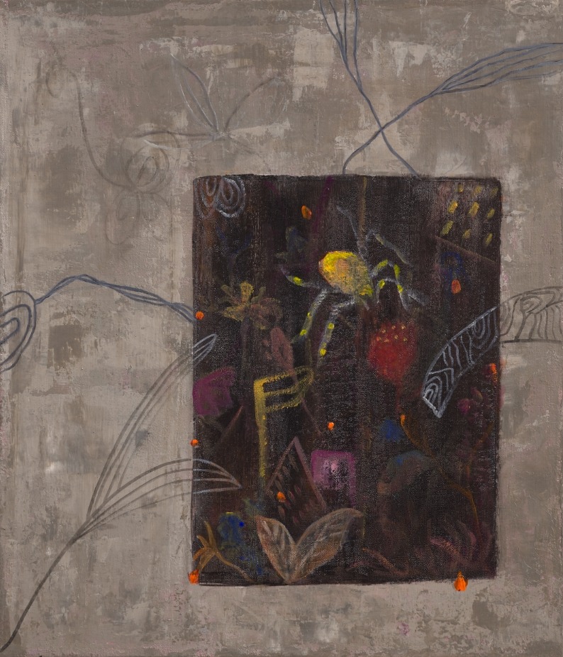 Uneasy symbiosis #21-1 · Acrylic on canvas · 53x 45.5 cm · 2021 (이미지 제공 =  갤러리 너트) · Uneasy symbiosis #21-1 · Acrylic on canvas