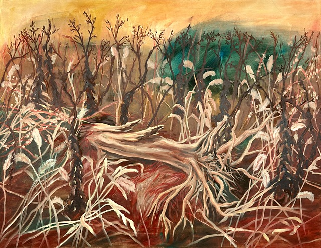 여기 말고 어디든 다른 데로(1) · 캔버스에 유화, 아크릴 · 116.8 x 91.0 cm · 2020 · Acrylic, oil on canvas