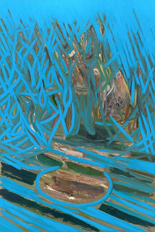 곽상원, Stander · Oil on canvas · 130x194cm · 2019 (출처= 디오티미술관) · Stander · Oil on canvas