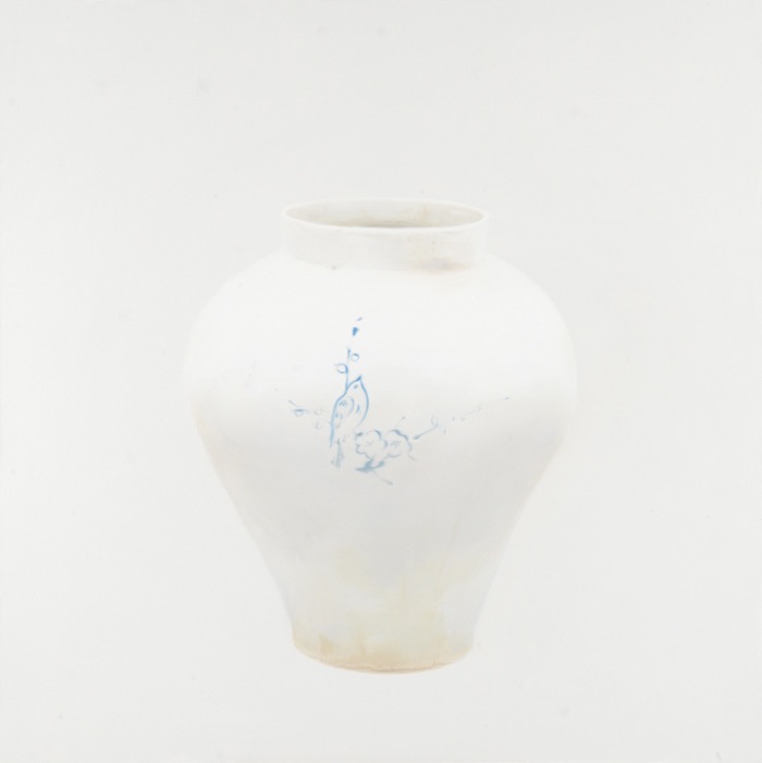 memory  Permeate_스며들다 · Oil on canvas · 100x100cm · 출처 : 동원화랑 홈페이지