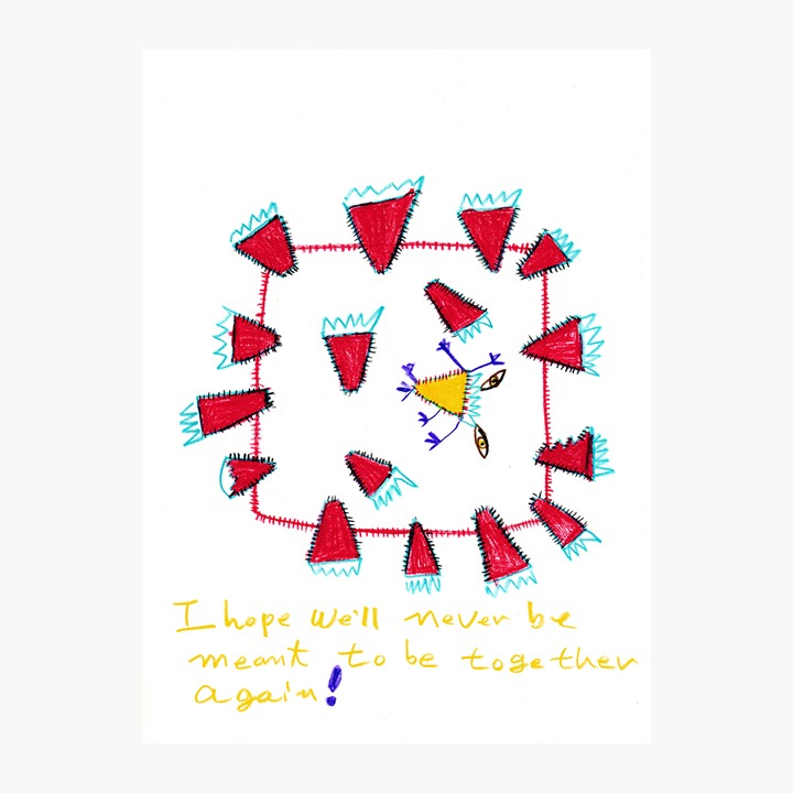 Sketch Book-000 · Crayon on the paper · 29.7 x 21 cm · 2020-2021 (출처= 가나아트센터) · Sketch Book-000 · Crayon on the paper